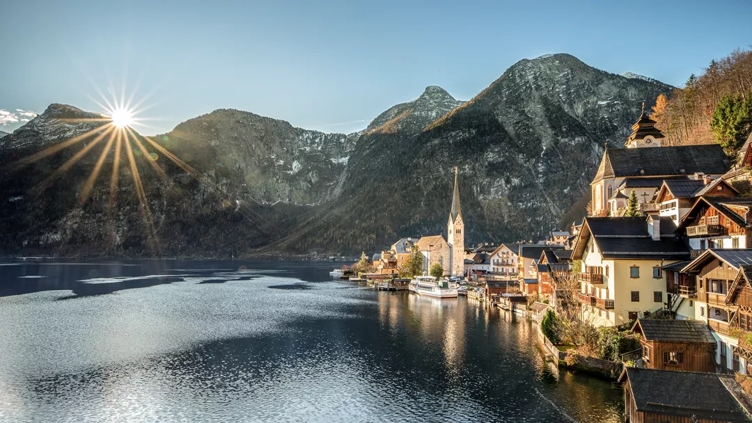 Hallstatt Sonnenuntergang Hallstatt Sonnenuntergang