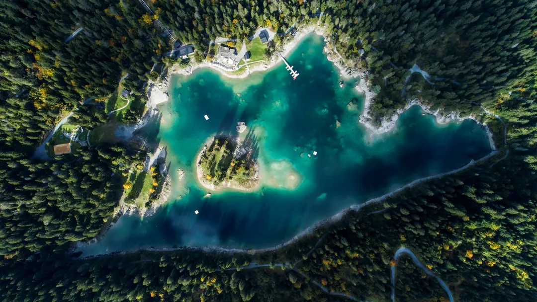 Flims Caumasee Flims Caumasee